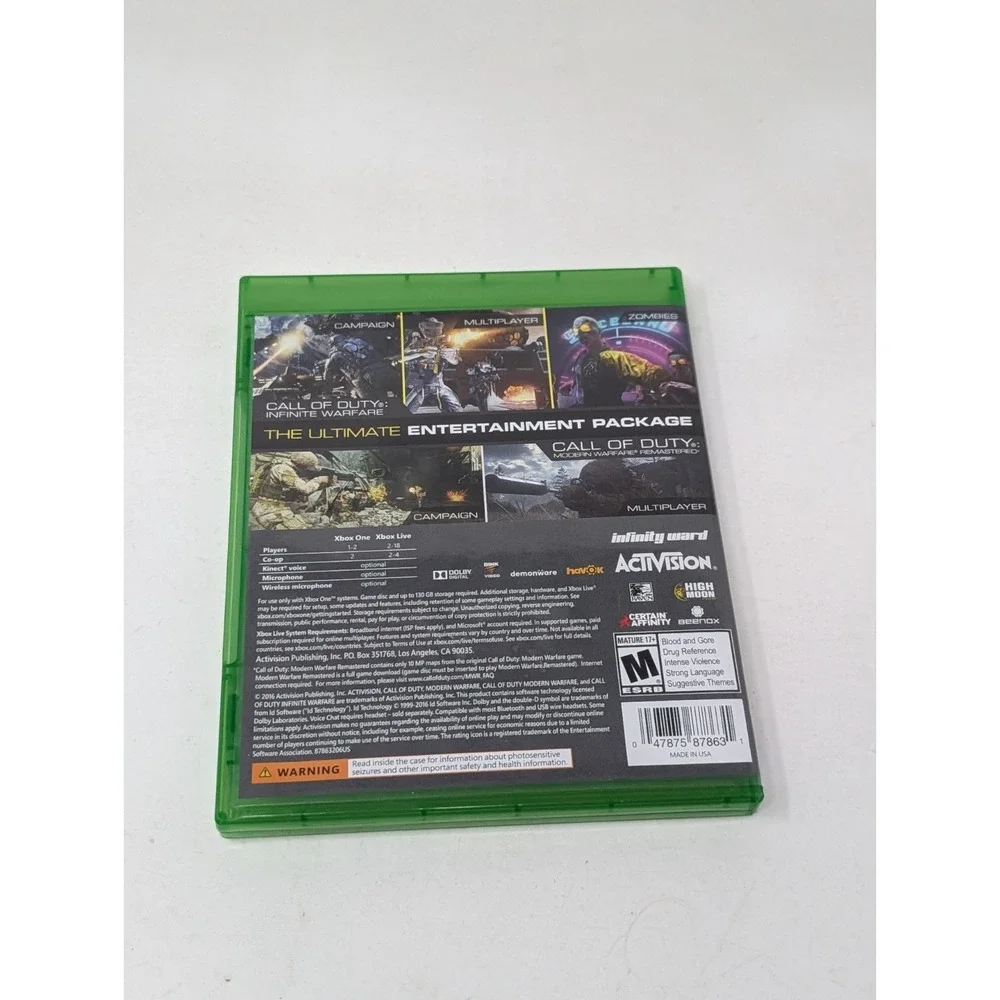 Call of Duty Infinite Warfare Legacy Edition Xbox One 2016‎ Complete CIB
